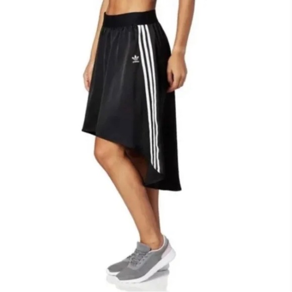 adidas Dresses & Skirts - 🖤🖤🖤 ADIDAS High Low Skirt Medium Vintage Rare!! 🖤🖤🖤